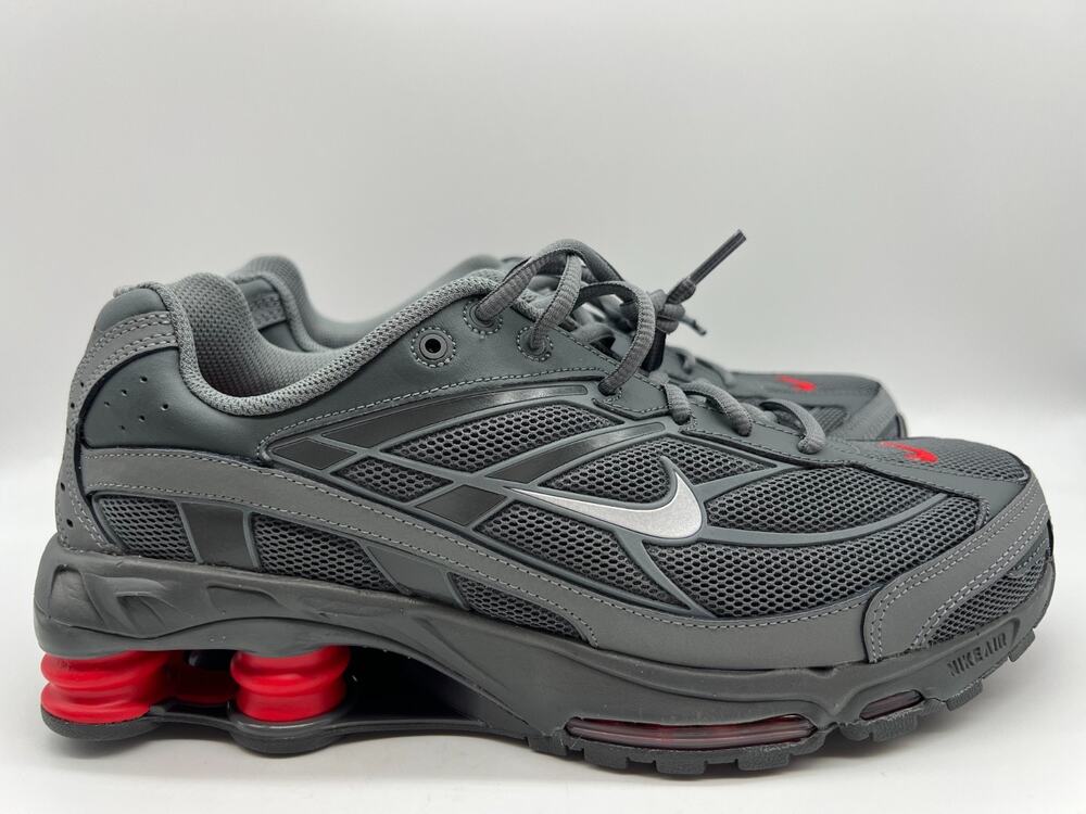 Nike Shox Ride 2 Men's Size 10 Smoke Grey University Red IM5999-084 New